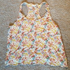 Floral tank top